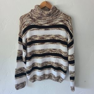 ASOS Striped Turtleneck Sweater M